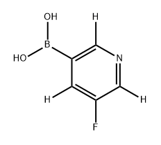 (5-fluoropyridin-3-yl-2,4,6-d3)boronic acid Struktur