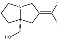 (R)-(2-(Difluoromethylene)tetrahydro-1H-pyrrolizin-7a(5H)-yl)methanol Struktur