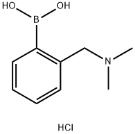 (2-((Dimethylamino)methyl)phenyl)boronic acid hydrochloride Struktur