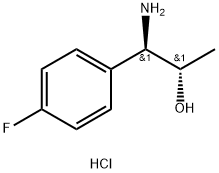 (1R,2S)-1-amino-1-(4-fluorophenyl)propan-2-ol hydrochloride Struktur