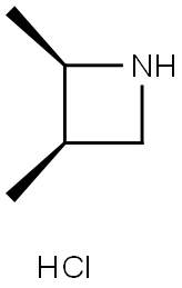 cis-2,3-Dimethylazetidine hydrochloride Struktur