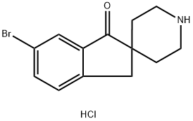 6-bromospiro[indene-2,4'-piperidin]-1(3H)-one hydrochloride Struktur