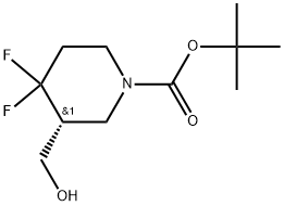 tert-butyl (R)-4,4-difluoro-3-(hydroxymethyl)piperidine-1-carboxylate|