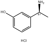 (S)-3-(1-Aminoethyl)phenol hydrochloride Struktur