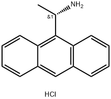 (S)-1-(Anthracen-9-yl)ethanamine hydrochloride Struktur