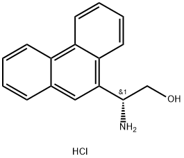 (R)-2-Amino-2-(phenanthren-9-yl)ethan-1-ol hydrochloride Struktur