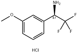 (R)-2,2,2-Trifluoro-1-(3-methoxyphenyl)ethanamine hydrochloride Struktur