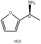 (S)-1-(Furan-2-yl)ethanamine hydrochloride Struktur