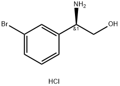 (R)-2-aMino-2-(3-broMophenyl)ethanol hydrochloride Struktur