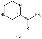 2-Piperazinecarboxamide, hydrochloride (1:2), (2S)- Struktur