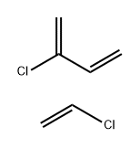 Chloroprene-vinyl chloride copolymers,flame retarding Struktur