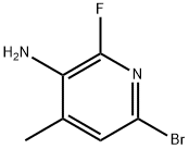 6-bromo-2-fluoro-4-methylpyridin-3-amine Struktur