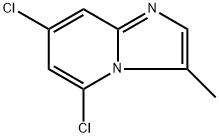 5,7-dichloro-3-methylimidazo[1,2-a]pyridine Struktur