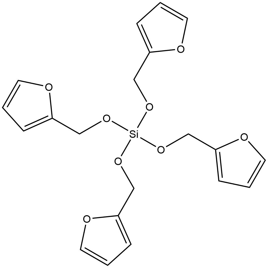 四(糠基氧基)硅烷 結(jié)構(gòu)式