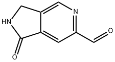 1-Oxo-2,3-dihydro-1H-pyrrolo[3,4-c]pyridine-6-carbaldehyde Struktur