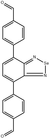 4,4'-(Benzoselenadiazole-4,7-diyl)dibenzaldehyde Struktur