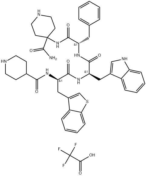 Relamorelin (TFA) Struktur