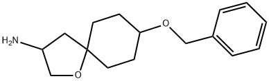 8-(Benzyloxy)-1-oxaspiro[4.5]decan-3-amine Struktur