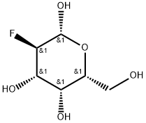 β-D-Galactopyranose, 2-deoxy-2-fluoro- Struktur