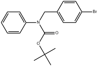 tert-Butyl (4-bromobenzyl)(phenyl)carbamate Struktur