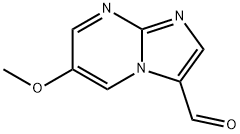 6-Methoxyimidazo[1,2-a]pyrimidine-3-carbaldehyde Struktur