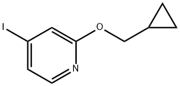 2-(cyclopropylmethoxy)-4-iodopyridine Struktur