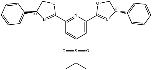 isopropyl-(S)-4-phenyl- SUF-PYBOX Struktur