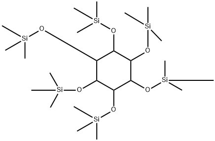 1-O,2-O,3-O,4-O,5-O,6-O-Hexakis(trimethylsilyl)-allo-inositol Struktur