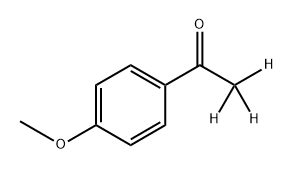 Ethanone-2,2,2-d3, 1-(4-methoxyphenyl)- Struktur