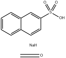 2-Naphthalenesulfonic acid, sodium salt, polymer with formaldehyde Struktur