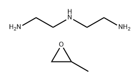 1,2-Ethanediamine, N-(2-aminoethyl)-, polymer with methyloxirane Struktur