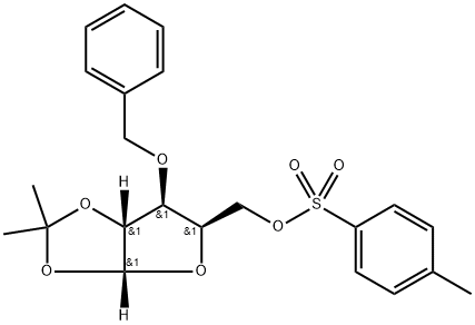 1-O,2-O-Isopropylidene-3-O-benzyl-5-O-tosyl-α-D-xylofuranose Struktur