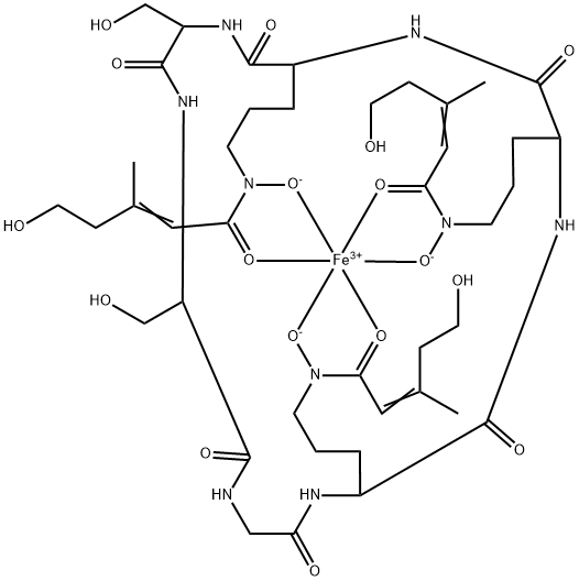 ferrirhodin Struktur