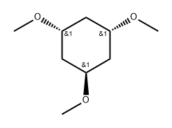 (1α,3α,5β)-1,3,5-Trimethoxycyclohexane Struktur