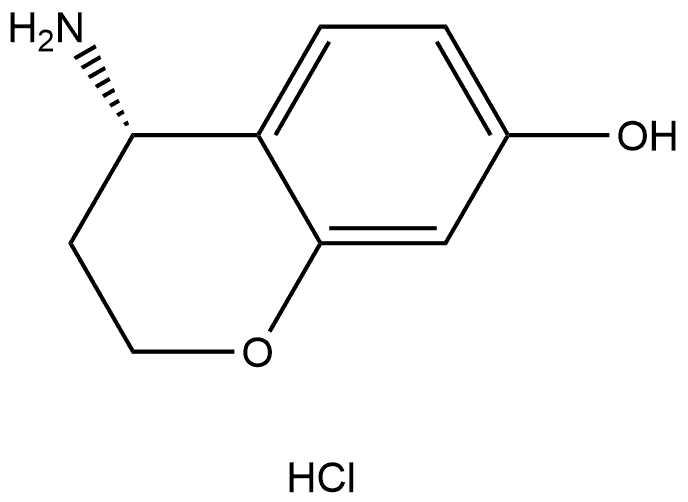 4-aminochroman-7-ol hydrochloride Struktur