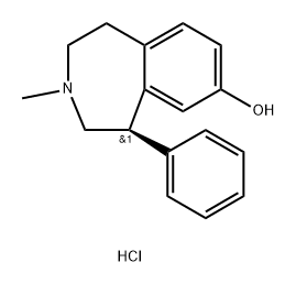 (R)SCH23982 Hydrochloride Struktur