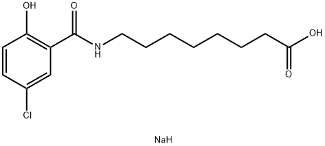 Octanoic acid, 8-[(5-chloro-2-hydroxybenzoyl)amino]-, sodium salt (1:2)|Octanoic acid, 8-[(5-chloro-2-hydroxybenzoyl)amino]-, sodium salt (1:2)