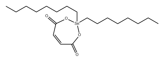 DIOCTYLTIN(IV) MALEATE, POLYMER Struktur