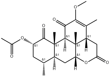 Picrasin B acetate Struktur