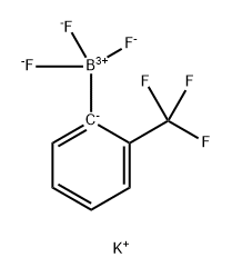 Potassium 2-(trifluoromethyl)phenyltrifluoroborate Struktur