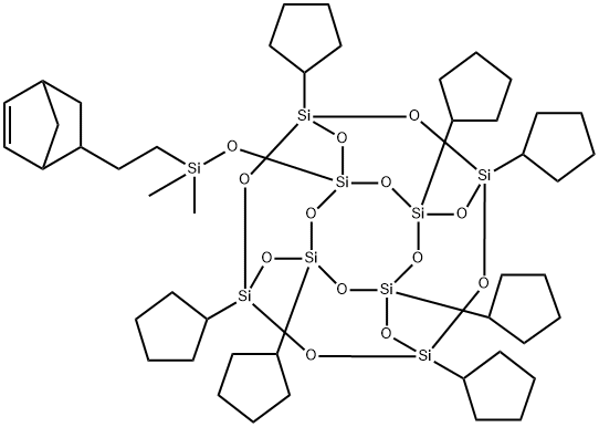 PSS-((DIMETHYL)(2-(NORBORNENYL)ETHYL)SI& Struktur