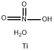 Nitric acid, titanium(4+) salt, monohydrate (9CI) Struktur