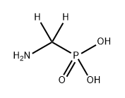 (Aminomethyl-d2)phosphonic Acid Struktur