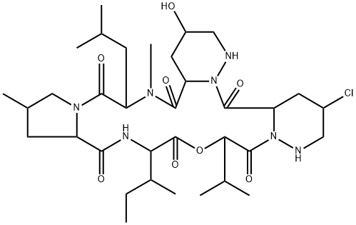 Monamycin H2 (8CI,9CI) Struktur