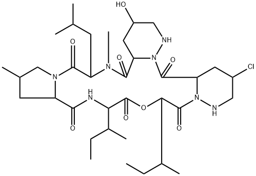 Monamycin I (8CI,9CI) Struktur