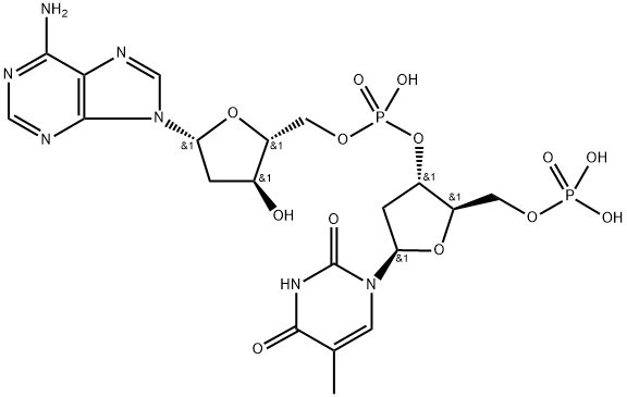 POLY(2''-DEOXYADENYL-THYMIDYLIC ACID) SODIUM SALT) Struktur