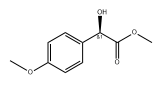 methyl (2R)-2-hydroxy-2-(4-methoxyphenyl)acetate Struktur