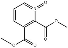 2,3-Pyridinedicarboxylic acid, dimethyl ester, 1-oxide
 Struktur