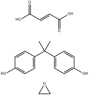 2-Butenedioic acid (E)-, polymer with 4,4'-(1-methylethylidene)bis [phenol] and oxirane Struktur