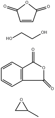 Propyleneoxide polymer with phthalic ahhydride,maleic anhydride and ethyleneglycol Struktur